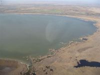 Озеро Малый Сарыкуль. Вид сверху. Фото компании Альбатрос.
