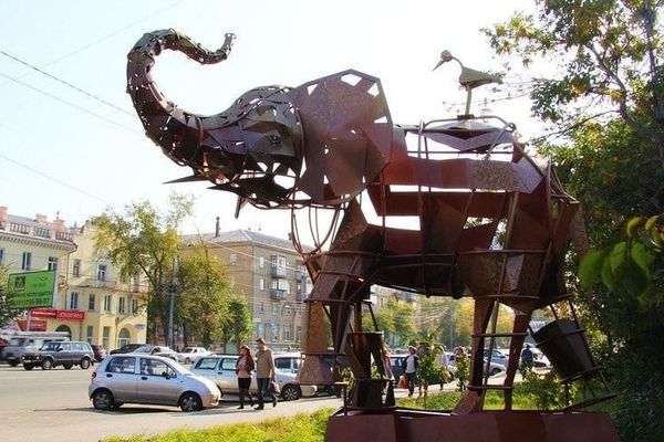 Скульптура «Слон». Автор: hornews.ru (http://hornews.ru/)