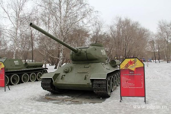 Танк Т-34. Парк «Сад Победы», г. Челябинск. Автор: Mikhail Kanov (isilgan) 