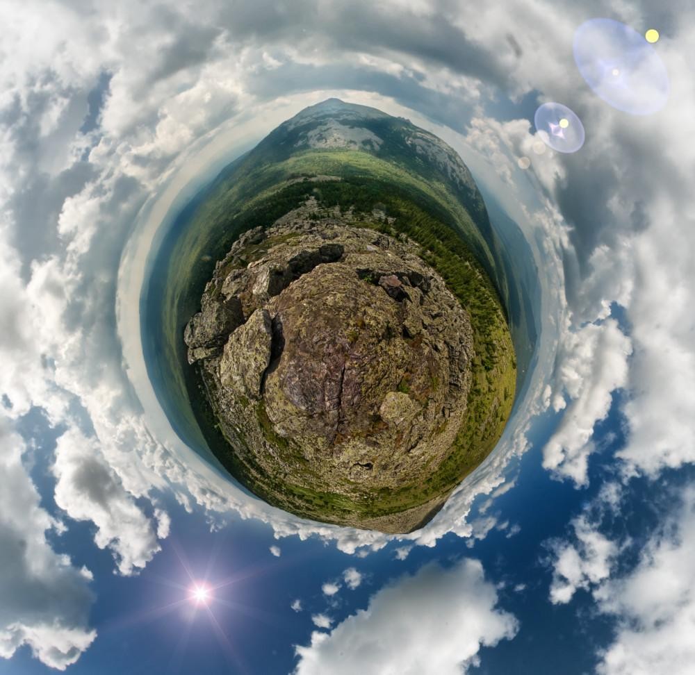 Нургуш панорама 360 градусов полярные координаты фотограф Челябинск